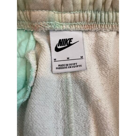 Nike Sweatpants size Medium pockets cream tye dye - Picture 3 of 5